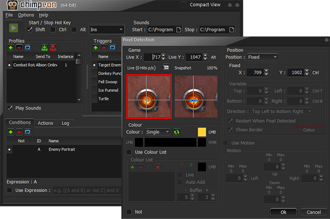Chimpeon interface